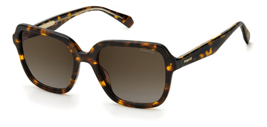 Women Polaroid Sunglasses: PLD 4095/S/X - Havana - SpecSMART Eye Clinic (Diagonal View)